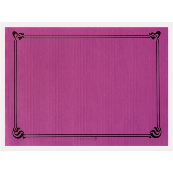 TOALHETES DE MESA 48 G/M2 31x43 CM AMEIXA CELULOSE 500 UNIDADES