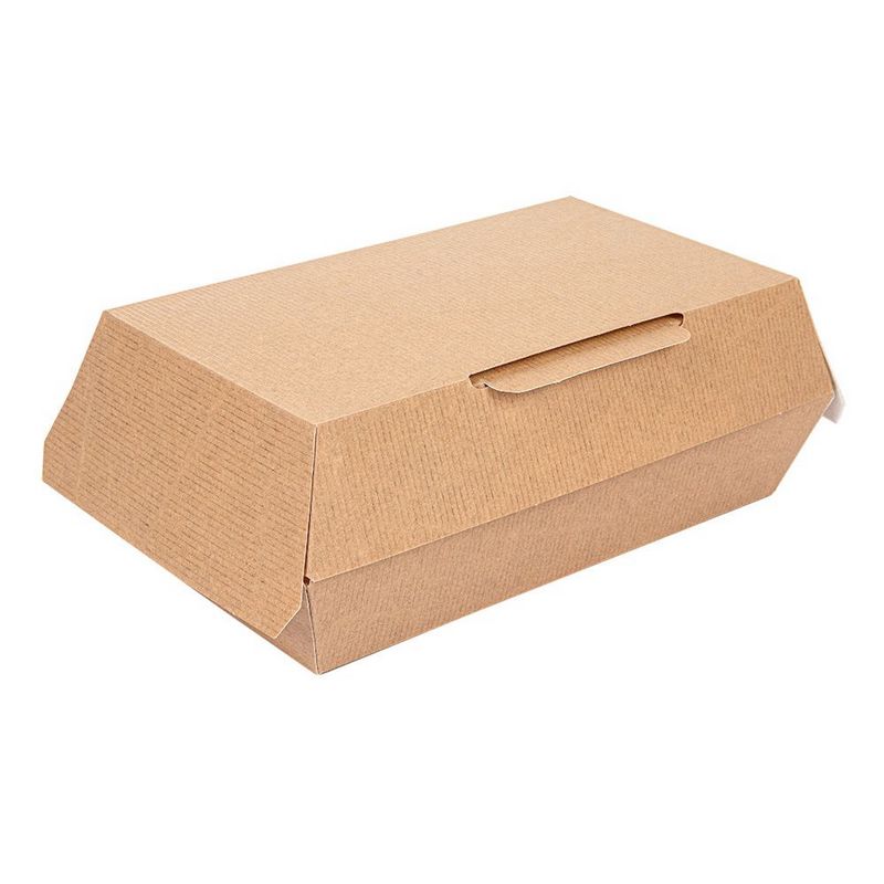 Caixa Natural Cart�o 19,5X11,5X6,5 Cm Natural Pack 50 Unidades