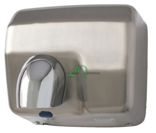 Secador de m�os Ouragan anti-vandalismo autom�tico inox - cetinado com bocal orient�vel 360�.